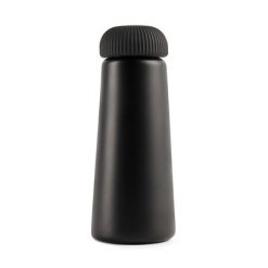 Butelka termiczna 450 ml VINGA Erie z nadrukiem Twojego logo, materiał: pp, stal nierdzewna, stal, kolor: czarny