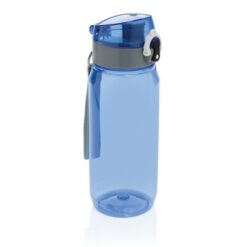 Butelka sportowa 600 ml Yide, RPET z nadrukiem Twojego logo, materiał: pp, rpet, kolor: niebieski