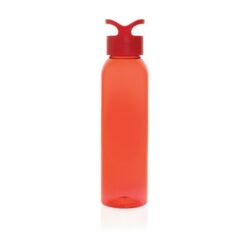Butelka sportowa 650 ml Oasis, RPET z nadrukiem Twojego logo, materiał: rpet, kolor: czerwony Butelka sportowa 650 ml Oasis, RPET z nadrukiem Twojego logo, materiał: rpet, kolor: czerwony