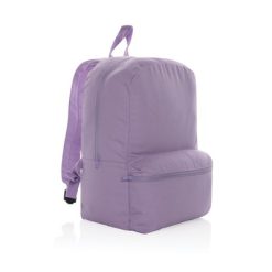 Plecak Impact AWARE™, bawełna z recyklingu z nadrukiem Twojego logo, materiał: płótno, kolor: fioletowy