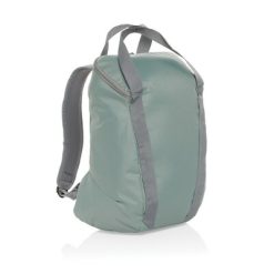 Plecak na laptopa 14" Sienna AWARE™ RPET z nadrukiem Twojego logo, materiał: rpet, kolor: zielony