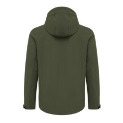 Męska kurtka softshell Iqoniq Makalu AWARE™ z nadrukiem Twojego logo, materiał: poliester, spandex, kolor: khaki