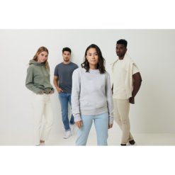 Koszulka z niebarwionej bawełny z recyklingu Iqoniq Manuel z nadrukiem Twojego logo, materiał: bawełna, kolor: neutralny