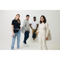 Bluza z niebarwionej bawełny z recyklingu Iqoniq Denali z nadrukiem Twojego logo, materiał: bawełna, kolor: szary Bluza z niebarwionej bawełny z recyklingu Iqoniq Denali z nadrukiem Twojego logo, materiał: bawełna, kolor: szary