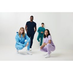 Luźna bluza z bawełny z recyklingu Iqoniq Kruger z nadrukiem Twojego logo, materiał: bawełna, kolor: niebieski Luźna bluza z bawełny z recyklingu Iqoniq Kruger z nadrukiem Twojego logo, materiał: bawełna, kolor: niebieski