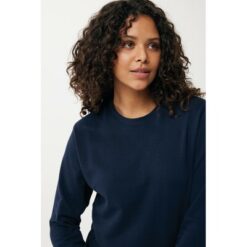 Lekki sweter Iqoniq Etosha, bawełna z recyklingu z nadrukiem Twojego logo, materiał: bawełna, kolor: niebieski