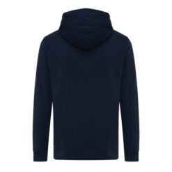 Lekka bluza z kapturem Iqoniq Rila, bawełna z recyklingu z nadrukiem Twojego logo, materiał: bawełna, kolor: niebieski Lekka bluza z kapturem Iqoniq Rila, bawełna z recyklingu z nadrukiem Twojego logo, materiał: bawełna, kolor: niebieski