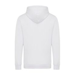 Lekka bluza z kapturem Iqoniq Rila, bawełna z recyklingu z nadrukiem Twojego logo, materiał: bawełna, kolor: biały