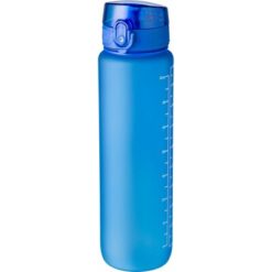 Butelka motywacyjna 1000 ml RPET z nadrukiem Twojego logo, materiał: metal, plastik, rpet, kolor: błękitny Butelka motywacyjna 1000 ml RPET z nadrukiem Twojego logo, materiał: metal, plastik, rpet, kolor: błękitny