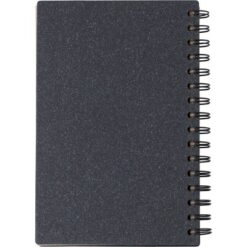 Notatnik ok. A5 z nadrukiem Twojego logo, materiał: metal, papier, kolor: czarny Notatnik ok. A5 z nadrukiem Twojego logo, materiał: metal, papier, kolor: czarny