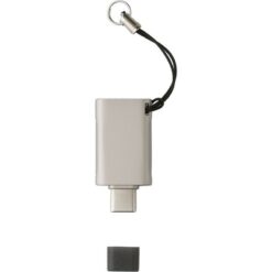 Pamięć USB 64 GB z nadrukiem Twojego logo, materiał: metal, kolor: srebrny Pamięć USB 64 GB z nadrukiem Twojego logo, materiał: metal, kolor: srebrny