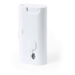 Zestaw do czyszczenia elektroniki z nadrukiem Twojego logo, materiał: plastik, kolor: biały Zestaw do czyszczenia elektroniki z nadrukiem Twojego logo, materiał: plastik, kolor: biały