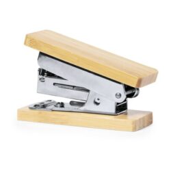 Zszywacz, bambusowe elementy z nadrukiem Twojego logo, materiał: bambus, kolor: drewno Zszywacz, bambusowe elementy z nadrukiem Twojego logo, materiał: bambus, kolor: drewno