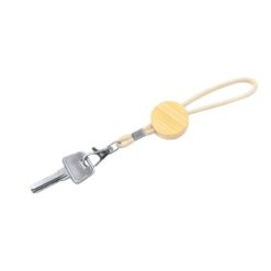 Brelok do kluczy, bambusowe elementy z nadrukiem Twojego logo, materiał: bambus, bawełna, kolor: drewno Brelok do kluczy, bambusowe elementy z nadrukiem Twojego logo, materiał: bambus, bawełna, kolor: drewno