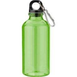 Butelka sportowa 400 ml z RPET z nadrukiem Twojego logo, materiał: metal, rpet, kolor: limonkowy