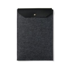 Pokrowiec na laptopa 14" VINGA Albon, filc z recyklingu z nadrukiem Twojego logo, materiał: pu, filc, kolor: czarny