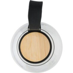 Butelka sportowa 500 ml RPET z nadrukiem Twojego logo, materiał: bambus, pp, silikon, kolor: neutralny Butelka sportowa 500 ml RPET z nadrukiem Twojego logo, materiał: bambus, pp, silikon, kolor: neutralny