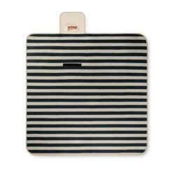 Koc piknikowy VINGA Alba z nadrukiem Twojego logo, materiał: rpet, kolor: czarny Koc piknikowy VINGA Alba z nadrukiem Twojego logo, materiał: rpet, kolor: czarny