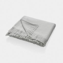 Ręcznik Hammam Ukiyo Keiko AWARE™ z nadrukiem Twojego logo, materiał: bawełna, kolor: szary Ręcznik Hammam Ukiyo Keiko AWARE™ z nadrukiem Twojego logo, materiał: bawełna, kolor: szary