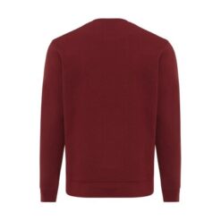 Lekki sweter Iqoniq Etosha, bawełna z recyklingu z nadrukiem Twojego logo, materiał: bawełna, kolor: czerwony Lekki sweter Iqoniq Etosha, bawełna z recyklingu z nadrukiem Twojego logo, materiał: bawełna, kolor: czerwony