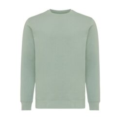 Lekki sweter Iqoniq Etosha, bawełna z recyklingu z nadrukiem Twojego logo, materiał: bawełna, kolor: iceberg green