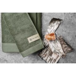 Ręcznik VINGA Birch z nadrukiem Twojego logo, materiał: bawełna, kolor: zielony Ręcznik VINGA Birch z nadrukiem Twojego logo, materiał: bawełna, kolor: zielony