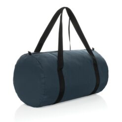 Składana torba sportowa, podróżna Dillon AWARE RPET™ z nadrukiem Twojego logo, materiał: rpet, kolor: granatowy