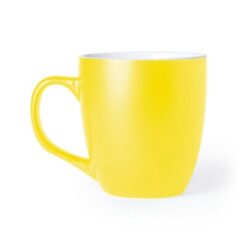 Kubek ceramiczny 470 ml z nadrukiem Twojego logo, materiał: ceramika, kolor: żółty Kubek ceramiczny 470 ml z nadrukiem Twojego logo, materiał: ceramika, kolor: żółty