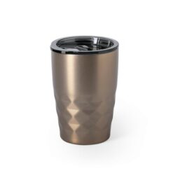 Kubek termiczny 350 ml z nadrukiem Twojego logo, materiał: stal nierdzewna, stal, kolor: złoty Kubek termiczny 350 ml z nadrukiem Twojego logo, materiał: stal nierdzewna, stal, kolor: złoty