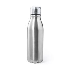Butelka sportowa 550 ml z nadrukiem Twojego logo, materiał: aluminium, kolor: srebrny Butelka sportowa 550 ml z nadrukiem Twojego logo, materiał: aluminium, kolor: srebrny