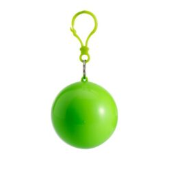 Peleryna w kulce z nadrukiem Twojego logo, materiał: plastik, pvc, kolor: jasnozielony Peleryna w kulce z nadrukiem Twojego logo, materiał: plastik, pvc, kolor: jasnozielony