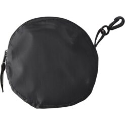 Torba na zakupy, składana z nadrukiem Twojego logo, materiał: poliester, kolor: czarny