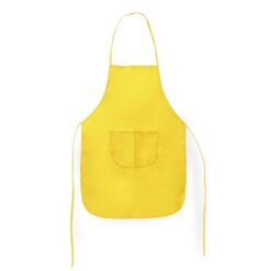 Fartuch kuchenny z nadrukiem Twojego logo, materiał: non-woven, kolor: żółty Fartuch kuchenny z nadrukiem Twojego logo, materiał: non-woven, kolor: żółty