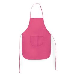 Fartuch kuchenny z nadrukiem Twojego logo, materiał: non-woven, kolor: różowy Fartuch kuchenny z nadrukiem Twojego logo, materiał: non-woven, kolor: różowy