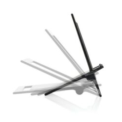 Stojak na telefon SnapStand, RABS z nadrukiem Twojego logo, kolor: czarny Stojak na telefon SnapStand, RABS z nadrukiem Twojego logo, kolor: czarny
