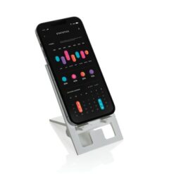 Stojak na telefon SnapStand, RABS z nadrukiem Twojego logo, kolor: biały Stojak na telefon SnapStand, RABS z nadrukiem Twojego logo, kolor: biały