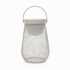 Lampka na biurko Aurora, plastik z recyklingu z nadrukiem Twojego logo, kolor: szary