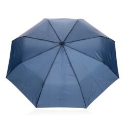 Parasol 21" Yara AWARE™ RPET z nadrukiem Twojego logo, materiał: włókno szklane, rpet, kolor: niebieski Parasol 21" Yara AWARE™ RPET z nadrukiem Twojego logo, materiał: włókno szklane, rpet, kolor: niebieski