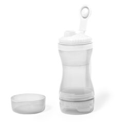 Zestaw podróżny dla psa, miski dla psa z nadrukiem Twojego logo, materiał: plastik, kolor: biały Zestaw podróżny dla psa, miski dla psa z nadrukiem Twojego logo, materiał: plastik, kolor: biały