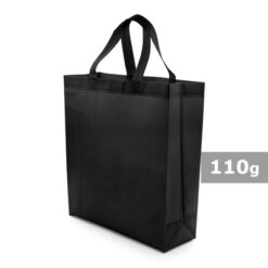 Torba na zakupy | Darragh z nadrukiem Twojego logo, materiał: non-woven, kolor: czarny