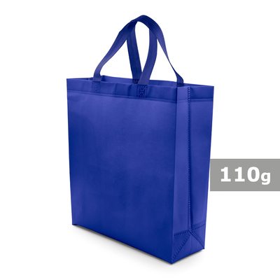 Torba na zakupy | Darragh z nadrukiem Twojego logo, materiał: non-woven, kolor: niebieski Torba na zakupy | Darragh z nadrukiem Twojego logo, materiał: non-woven, kolor: niebieski