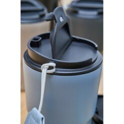 Kubek termiczny 320 ml z nadrukiem Twojego logo, materiał: metal, drewno, stal nierdzewna, stal, kolor: czarny Kubek termiczny 320 ml z nadrukiem Twojego logo, materiał: metal, drewno, stal nierdzewna, stal, kolor: czarny