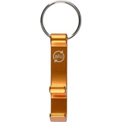 Brelok do kluczy, otwieracz do butelek z nadrukiem Twojego logo, materiał: metal, aluminium, kolor: pomarańczowy Brelok do kluczy, otwieracz do butelek z nadrukiem Twojego logo, materiał: metal, aluminium, kolor: pomarańczowy