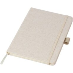 Notatnik ok. A5 z nadrukiem Twojego logo, materiał: guma, papier, poliester, kolor: neutralny Notatnik ok. A5 z nadrukiem Twojego logo, materiał: guma, papier, poliester, kolor: neutralny