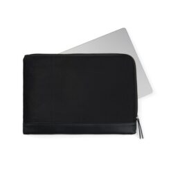 Pokrowiec na laptopa 16" VINGA Marlow, RPET z nadrukiem Twojego logo, materiał: poliester, kolor: czarny Pokrowiec na laptopa 16" VINGA Marlow, RPET z nadrukiem Twojego logo, materiał: poliester, kolor: czarny