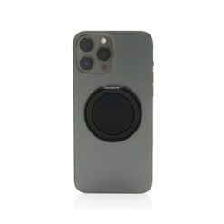 Magnetyczny uchwyt do telefonu Terra z nadrukiem Twojego logo, materiał: aluminium, kolor: szary