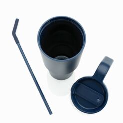 Kubek termiczy 900 ml Graphic 360 z nadrukiem Twojego logo, materiał: pp, stal nierdzewna, stal, kolor: niebieski Kubek termiczy 900 ml Graphic 360 z nadrukiem Twojego logo, materiał: pp, stal nierdzewna, stal, kolor: niebieski