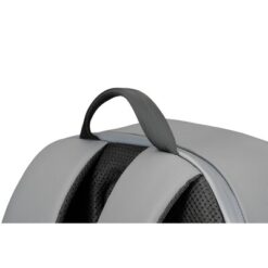 Bobby Edge plecak chroniący przed kieszonkowcami z nadrukiem Twojego logo, materiał: pu, rpet, kolor: szary Bobby Edge plecak chroniący przed kieszonkowcami z nadrukiem Twojego logo, materiał: pu, rpet, kolor: szary