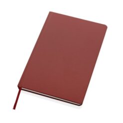 Notatnik A5, twarda okładka z nadrukiem Twojego logo, materiał: papier, kolor: czerwony Notatnik A5, twarda okładka z nadrukiem Twojego logo, materiał: papier, kolor: czerwony