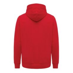 Bluza z kapturem i kieszeniami Iqoniq Yengo z bawełny z recyklingu z nadrukiem Twojego logo, materiał: bawełna, kolor: czerwony Bluza z kapturem i kieszeniami Iqoniq Yengo z bawełny z recyklingu z nadrukiem Twojego logo, materiał: bawełna, kolor: czerwony